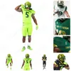 2020 South Florida Bulls Slime Green Alternate Cade Fortin Johnny Ford Noah Johnson Katravis Marsh Smith NCAA College Football Jersey