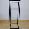 Wedding Metal Arch Table Stojaki Centerpiece Do Dekoracji Ślubnej Kwiatowy układ Czarny Kwiat Stoły Stoły Centerpieces SEYU942