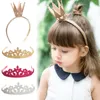 Paillettes brillantes couronne cheveux cerceau dimensionnel enfants bébé filles mode princesse diadèmes bande accessoires cadeaux de fête festival 4 5mq N2
