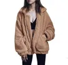 fleece jas jas bovenkleding shirt herfst winter womens tops jas mode solid merk casual jassen dameskleding klap5754