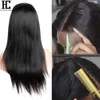 Perucas de cabelo humano de renda brasileira reta 150% 13x1 peruca frontal de renda pré-arrancada Remy parte do meio cabelo humano peruca de parte de renda 8 ~ 28 polegadas