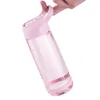 1000 ml na zewnątrz butelka z wodą ze słomy sportowymi butelkami ekologicznymi z pokrywką pieszki kempingowe plastikowe BPA za darmo H1098 220531