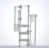 Tubulações de vidro Ashcatcher Joint 18mm Reciclador Cachimbeiro Bubbler Gelo Catcher Grosso Bongs Fumar Água Rig Rig Rig Equipada 14mm