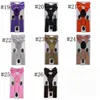 Belt Bowtie Set Candy Color Kids Suspenders with Bow Tie Adjustable Girls Boys Suspenders Beer strap Party Supplies 200pcs T1I3253
