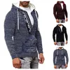 Homem Natal de tricô camisola moletom moda tendência manga longa zíper diagonal encapuçado moletom designer masculino outono novo casual hoodies