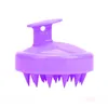 Brosse à shampoing en Silicone, brosse de Massage du cuir chevelu, peigne de lavage des cheveux, bain corporel, Spa, Massage amincissant, brosses propres, épurateurs JXW7839707637