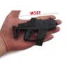 2144Mini Alloy Gell Ball Pistolet En Bille Fake S Eva Soft Bullet Kids Interactive Toy Gun P90 Julklapp Submachine