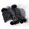 Nuovi cappelli lavorati a maglia coreani Donna Berretti carini Cappello Berretto ispessimento Skullies Berretto in maglia di velluto Berretti da donna Cappello di lana