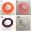 Mosquito Bracelets Colorful Anti Mosquito Plastic Spring Coil Hair Ring Children Adult Mosquitoes Repellent Bracelet Pest Control BH5881 TYJ