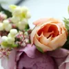 素朴な花柄の花嫁王冠ヘッドピース屋外の結婚式キッズガーランドヘッドウェアハイアバンド人工花