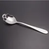 Sugar Skull Tea Spoon Rostfritt stål Kaffeskedar Dessert Spoon Ice Cream Tabeller Ful Flatware Spoon Kitchen Accessories EWB5616561
