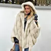 Umeko Mink Winter Imitation Fur Women's Warm Top Elegant Thick Fashion Ladies Coat Sale S-5XL 201214