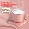 131°F/55°C Constant Temperature Coffee Mug Warmer Heating Coaster Electric Coffee Tea Warmer Cup Thermostatic Cup Mat Gift Set CFYL0199