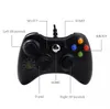 Per Microsoft Xbox 360 Controller di gioco cablato USB Gamepad Joystick mimetico dorato Controller doppio shock con scatola al minuto