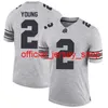 Ohio State Buckeyes Jerseys JK Dobbins Jersey Fuller Garrett Wilson Mike Weber Jr. Nick Bosa College Fotboll Tröjor Anpassad