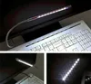 メタルポータブル10 LED USBキーボードライトナイトフレキシブルランプノートブックのラップトッププラグ6色