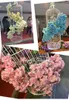 Novas lindas flores de cerejeira artificiais flores de seda flor videiras diy casamento decoração de Natal decoração de parede 6 cores 201222