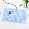 Salle de bain Tapis anti-dérapant Bain Douche Massage Coussin de pied imperméable PVC Tapis de toilette Tapis avec ventouse Ménage Solide Bain Paillasson 201211