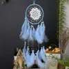 Dream Catchers with Feather Crafts Handmade Dreamcatchers for Boho Wall Hanging Decoration Home Bedroom Ornament Festival Present RRA11627