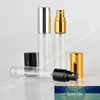 Vente chaude 300 x 10 ml Verre Pulvérisateur Bouteille 1/3 oz Rechargeable Parfum Atomiseur 10cc Parfum Bouteille