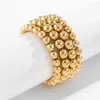 Bracelets en perles acryliques exagérées pour hommes et femmes, fait à la main, grande chaîne à billes, bijoux à la mode, Steampunk, 2022