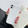 حلوى حلوى رقيقة اللون غير ماتي ناعم TPU Cases Silicone Silicone Frosted Shockproof Case for iPhone 14 13 12 Mini 11 Pro Max XS XR 7 8 6 Plus