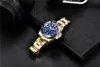 PAGANI Design Full Gold Green Ceramic Bezel Watch Dive Watches Automatic Mechanical Movement Men Stainless Steel Waterproof Wristw306h