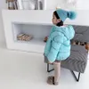 Neue Kinder mit Daunenschichten Schnee tragen Jacke für Mädchen Jungen Kleinkind Baby Jungen Oberbekleidung Babys Jacken Kapuze Kinder Winterjacken Winterjacken