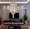 Modern Luxury Pendant Lights Hotel Hall Castle Stair Chain Fringed Pendant Hanging Light Home Dining Room Hotel Hall Decoration