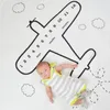 9 Style Cartoon Piękny Wielofunkcyjny Baby Play Mats Infant Portray Kocowe Ręcznik Kąpielowy Nordic Kids Bed Room Decor Photo Rekwizyty LJ201113