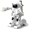 2.4G Mini RC Battle robot With sound intelligent robots Remote control Model Combat humanoid robotic programmable Gift Kids Toys 201211