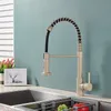 Matte Black Kitchen Sink Faucet Pull Down Kitchen Faucet Single Handle Mixer Tap 360 Rotation Torneira Cozinha Mixer Tap