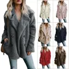 Dames winter jas mode nieuwe doublebreasted truien rapel losbont jas vrouwen uit het dames jas jas T200212