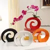 Vases Modern Ceramic Vase for HOme Decor Tabletop Vase White Red Black Orange Color Choice. 2021