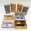 Lashwood Eyelash Case Empty Rectangle Magnetic Glod Holographic Lash Boxes for Individual 25mm 27mm Mink Eyelashes