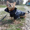 Glorious Eagle Pattern Dog Coat Pu Leather Jacket Soft Waterproof Outdoor Puppy Ytterkläder modekläder för små petxxs-xxl T286s