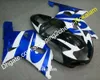 K1 Body Kit GSXR600 GSXR750 Per Suzuki GSX R600 R750 GSXR 600 750 2001 2002 2003 Nero Bianco Blu ABS Carenatura (stampaggio ad iniezione)