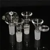 Narguilés Bols en verre 14mm bol mâle épais pour Bongs plate-forme pétrolière conduite d'eau silicone nectar cendrier