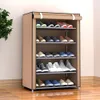 4 5 6 8 10 Layer Dustproof Shoe Rack Non-woven Home Shoe Storage Rack Bedroom Dormitory Corridor Cabinet Storage Closet 201109276i