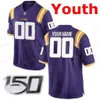 Costurado Personalizado 1 Ja039Marr Chase 10 Stephen Sullivan 2 Justin Jefferson 20 Billy Cannon LSU Tigers College Youth Kids Jerseys5975308