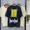 T-shirts T-shirts Mist Korte mouw Zomer Losse Oude Elektrische Rap Casual Jeugd T-shirt