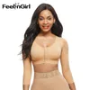 FeelinGirl Women Body Shaper Postura Corrector Traspirante Back Support Cintura Corsetto Braccia dimagranti Biancheria intima Top Back Corrector LJ201210