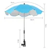 Children Umbrella Alloy Flexible Sun Umbrellas Kid Clip Sunscreen Multifunction Sunshade Springs Multi Colors High Quality 14ly P2