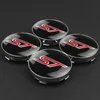 4pcs 5660mm St Logo Araba Tekerlek Merkezi Kapakları Ford St Fusion Everest Excess Explorer Edge Mondeo Focus fiesta7513353