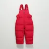 Children Duck Down Coat Jacket + Jumpsuit Toddler Girl Boy Clothes Set Kids Snowsuits Winter Outfit Suit Warm Baby Overalls 1-4Y LJ201017