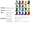 Nytt herr Sock Brand Diamond Ramen Astronaut Mönster Hip Hop Cool Socks For Men Winter Thick Long Skate Funny Socks Colorful T200916