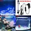 Rium Fish Tank 9121521 LED SMD5050 BlueWhite 18283848CM Bar Submersible Clip étanche Lampe Décor EU Plug Y200917