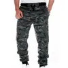 Mode camouflage streetwear byxor män multi-pocket penna byxa mens sweatpants byxor för manlig