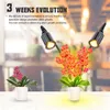 Nieuw ontwerp 24W dimbaar twee-hoofd platte clip maïs grow lichten vol spectrum warm wit plant licht voor indoor planten