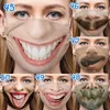 120 Styl Unisex 3D Funny Face Drukowane Maski Dorosłych Wiatroszczelna Zmywalna Wielokrotna bawełna Regulowana maska ​​Usta